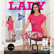 e1-12027 Lady Lingerie Комплект женской домашней одежды: штаны и футболка, M-XL, 1 пачка (3 шт)