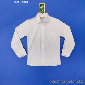 d1-0015 Рубашка детская на мальчика, 6-9 лет, х/б, 1 пачка (4 шт)