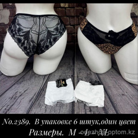 b5-2389 Coeur Joie Трусики женские кружевные, M-XL, 1 пачка (6 шт)