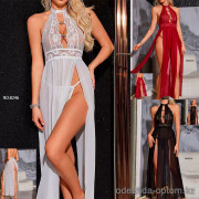 b15-246 Пеньюар женский прозрачный, S-XL, 1 пачка (4 шт)