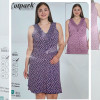 b4-10466 Cotpark Платье домашнее для крупных дам, 2XL-5XL, 1 пачка (4 шт)