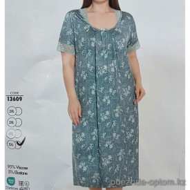 b4-13609 Cotpark Платье домашнее для крупных дам, 2XL-5XL, 1 пачка (4 шт)