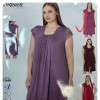 b4-13698 Cotpark Платье домашнее для крупных дам, 2XL-5XL, 1 пачка (4 шт)