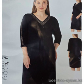 b4-13706 Cotpark Платье домашнее для крупных дам, 2XL-5XL, 1 пачка (4 шт)