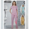 b4-14393 Cotpark Комплект женской домашней одежды: футболка и штаны, L-3XL, 1 пачка (4 шт)