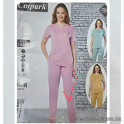 b4-14393 Cotpark Комплект женской домашней одежды: футболка и штаны, L-3XL, 1 пачка (4 шт)