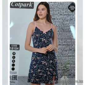 b4-18104 Cotpark Сорочка женская на бретельках, M-XL, 1 пачка (3 шт) b4-18104 Cotpark Сорочка женская на бретельках, M-XL, 1 пачка (3 шт)