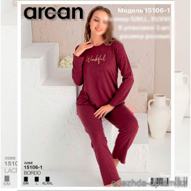 d7-15106-1-2 Arsan Комплект женской домашней одежды, S-2XL, 1 пачка (3 шт)