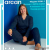 d7-15301-1-2 Arsan Комплект домашней одежды для полных дам: кофта и штаны, L-4XL, 1 пачка (3 шт)