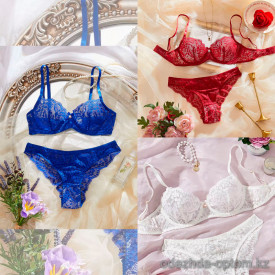 b13-2613 Комплект кружевного нижнего белья, S-L, 1 пачка (3 шт)