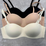 b13-B19-1 Бюстгальтер бесшовный на тонком поролоне, L-3XL, 1 пачка (4 шт)