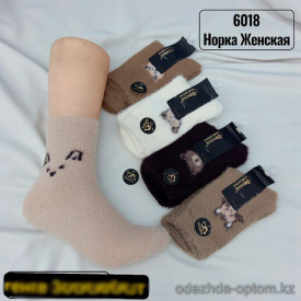 n5-6018 Носки женские норковые, 1 пачка (10 пар)