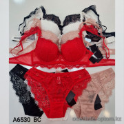 b4-a6530 Acousma Комплект кружевного нижнего белья: бюстгальтер и трусики, 1 пачка (6 шт)