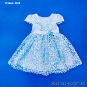 d1-3021-3 Платье детское ажурное, 2-6 лет, подклад хлопок, 1 пачка (5 шт)