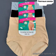 b6-5365-1 Blue Rose Трусики женские высокие утягивающие, большие размеры, 4XL-6XL, 1 пачка (12 шт)