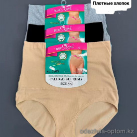 b6-5365-1 Blue Rose Трусики женские высокие утягивающие, большие размеры, 4XL-6XL, 1 пачка (12 шт)