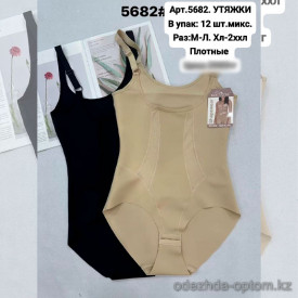 b6-5682 Blue Rose Боди женское плотное утягивающее, M-2XL, 1 пачка (12 шт)