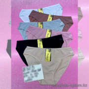 b6-8323-1 Beisdanna Трусики женские однотонные, L-2XL, 1 пачка (12 шт)