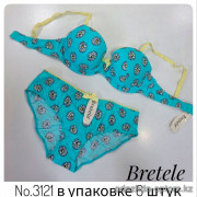 b4-3121 Bretele Комплект нижнего белья: бюстгальтер на тонком поролоне и трусики, чашка C, 1 пачка (6 шт)