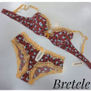 b4-4130 Bretele Комплект нижнего белья: бюстгальтер на тонком поролоне и трусики, чашка C, 1 пачка (6 шт)