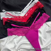 b16-166 Трусики женские стринги, M-XL, 1 пачка (12 шт)