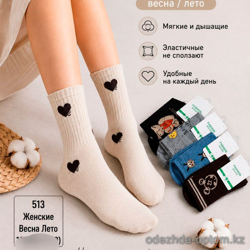 n5-513 Носки женские весна-лето, 36-41, 1 пачка (10 пар) n5-513 Носки женские весна-лето, 36-41, 1 пачка (10 пар)