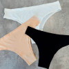 b13-022 Трусики женские однотонные, S-XL, 1 пачка (12 шт)