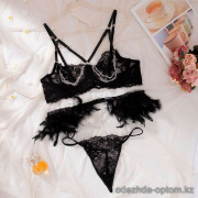 b16-2404 Комплект эротического белья 3в1, XL-3XL, 1 пачка (3 шт)