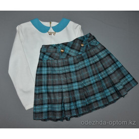 d4-1295 Детский комплект: блузка, юбка, 5-8 лет, 1 пачка (5 шт)