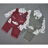 d4-72619 Детский комплект: брюки, рубашка, жилет, шапочка, бабочка, 0-9 мес, 1 пачка (3 шт)