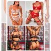 b4-3854 Комплект кружевного белья, M-XL, 1 пачка (3 шт)