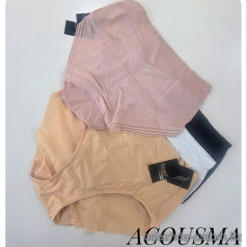 b4-P6592 Acousma Трусики женские слипы, большие размеры, L-3XL, 1 пачка (6 шт)