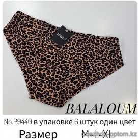 b4-T9440 Balaloum Трусики женские слипы, M-XL, 1 пачка (6 шт)