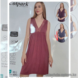 b4-10644 Cotpark Сорочка женская на широких лямках, M-XL, 1 пачка (3 шт) b4-10644 Cotpark Сорочка женская на широких лямках, M-XL, 1 пачка (3 шт)