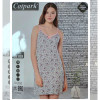 b4-18109 Cotpark Сорочка женская на бретельках, M-XL, 1 пачка (3 шт)