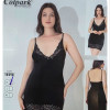 b4-18298 Cotpark Сорочка женская на бретельках, M-XL, 1 пачка (3 шт)