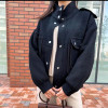w26-01021-1 Куртка женская свободного кроя на кнопках, стандарт, 1 шт