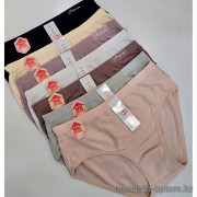 b4-7699 Lavolle Трусики женские однотонные, большие размеры, 2XL-3XL, 1 пачка (12 шт)