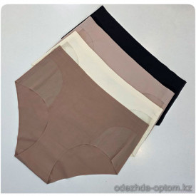 b4-X611 Трусики женские однотонные, M-XL, 1 пачка (10 шт) b4-X611 Трусики женские однотонные, M-XL, 1 пачка (10 шт)