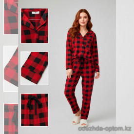 d7-0131 Комплект женской пижамы: рубашка и штаны, M-XL, 1 пачка (3 шт) d7-0131 Комплект женской пижамы: рубашка и штаны, M-XL, 1 пачка (3 шт)