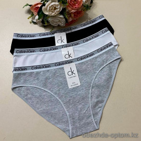 d7-D9205-1 Трусики женские однотонные, L-2XL, 1 пачка (12 шт)