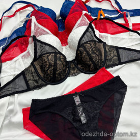 b16-5366 Комплект нижнего белья: бюстгальтер и трусики, 1 пачка (3 шт)