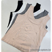 b4-3029 Майка женская однотонная, стандарт, 1 шт