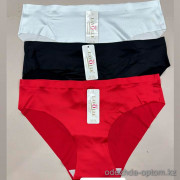 b6-256-2 Lavolle Трусики женские однотонные, XL-3XL, 1 пачка (12 шт)