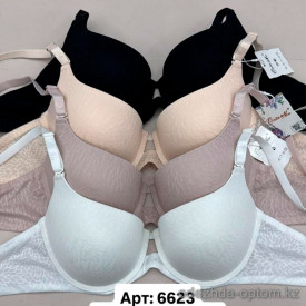 b6-6623-2 Бюстгальтер с поролоном, чашка B, 1 пачка (6 шт)