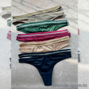 b13-3092-1 Трусики женские стринги, M-XL, 1 пачка (21 шт)