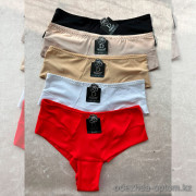 b13-9030 Трусики женские однотонные, M-XL, 1 пачка (12 шт)