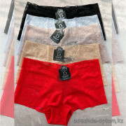 b13-9031-1 Трусики женские шортики кружевные, M-XL, 1 пачка (15 шт)