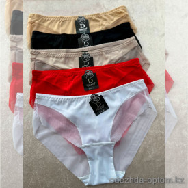 b13-9034 Трусики женские однотонные, M-XL, 1 пачка (14 шт)