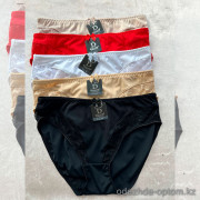 b13-9038 Трусики женские однотонные, XL-3XL, 1 пачка (18 шт)